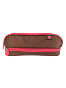 Pencil Case - Brown/Pink