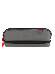 Pencil Case - Grey/Red